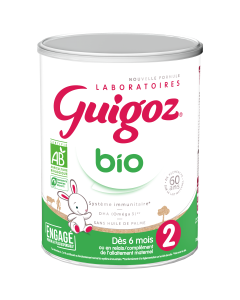 GUIGOZ 2 BIO 800g 2ème âge dès 6 mois