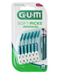 BATONNETS INTERDENTAIRES GUM SOFT PICKS ADVANCED LARGE 651