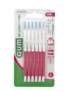 BROSSETTE INTERDENTAIRE GUM BI-DIRECTION 1,2MM 2614