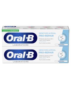 Oral-B Laboratoire Dentifrice Gencives et Email Pro-Repair 2x75ml