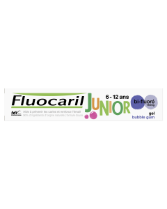 FLUOCARIL Junior, Dentifrice 6-13 ans, Bubble Gum 75ml