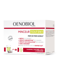 OENOBIOL MINCEUR TOUT EN 1 30 STICKS + 60 COMPRIMES