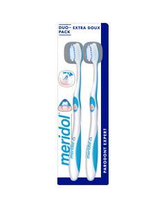 Brosses à dents Meridol Parodont Expert extra souple x2