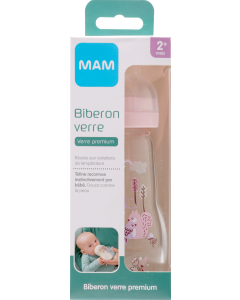 Biberon Verre 260 ml Blush - Tétine débit 2
