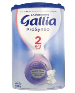 GALLIA 2 PROSYNEO POUDRE 800G