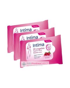 INTIMA GYN'EXPERT LINGETTE INTIME CRANBERRY 20 X3