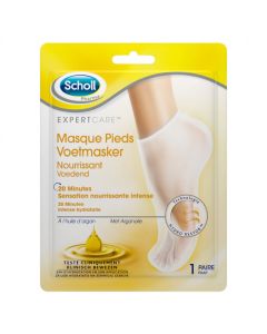 SCHOLL MASQUE CHAUSSETTE PIEDS HUILE ARGAN X2