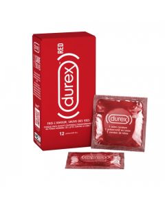 DUREX RED PRESERVATIF LUBRIFIE AV RESERVOIR 12