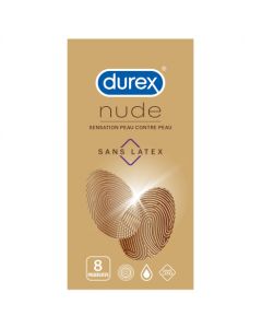 DUREX NUDE SS LATEX PRESERVATIF 8