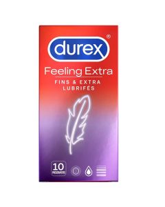 DUREX FEELING EXTRA PRESERVATIF 10