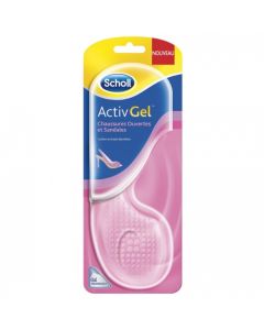 SCHOLL ACTIVGEL SEMELLE CHAUSSURE OUVER SANDALE X2