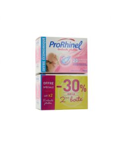 PRORHINEL EMBOUT NASAL JETABLE X20 LOT 2