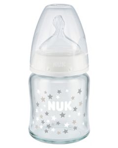 NUK BIBERON FIRST CHOICE+ VERRE MIXTE 0/6M 120ML