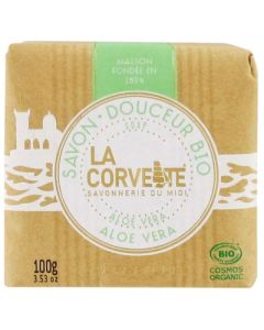 LA CORVETTE SAVON DOUCEUR BIO ALOE VERA 100G