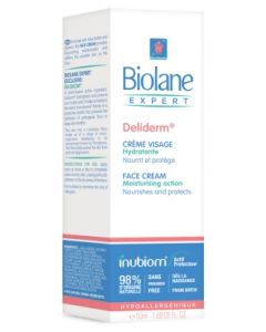 BIOLANE EXPERT DELIDERM CR VISAGE HYDRATANTE 50ML