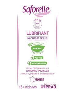 SAFORELLE LUBRIFIANT INTIME BOITE DE 15 UNIDOSES