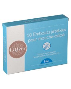 GIFRER EMBOUT PR MOUCHE BEBE ASPIRATION 10