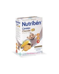 NUTRIBEN CEREALES CHOCO BISCUITE INSTAN 2AGE 250G