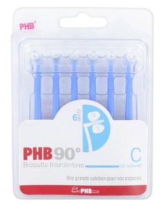 PHB 90D BROSSETTE INTERDENTAIRE CONIQUE X6