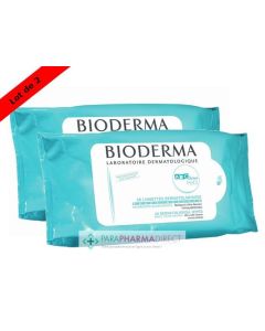 ABCDERM H2O LINGETTE NETT BIODEGRADABLE 60 X2