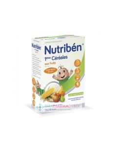 NUTRIBEN 1ER CEREALES 2AGE SS GLUTEN FRUIT 300G