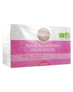 GIFRER TISANE ALLAITEMENT BIO FR ROUGES SACHET 20