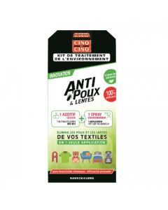 CINQ SUR CINQ NATURA ANTIPOUX LENTES KIT ENVIRONNE