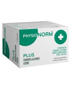 PHYSIONORM PLUS FERMENT LACTIQUE LEVURE GELULE 12