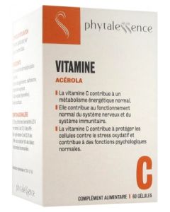 PHYTALESSENCE VITAMINE C ACEROLA GELULE 60