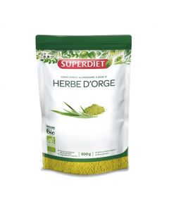 SUPERDIET HERBE ORGE BIO POUDRE 200G