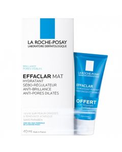 EFFACLAR MAT CR SEBOREGUL 40ML + GEL MOUSS 50ML OF