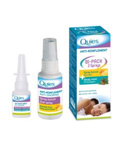 QUIES ANTIRONFL SPRAY BUCCAL 70ML + NASAL 15ML