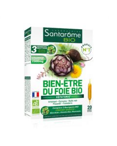 SANTAROME BIO BIEN ETRE FOIE AMP 10ML 30 + 10 OFF