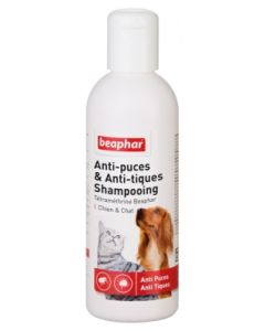 BEAPHAR SHAMPOOING ANTIPARASITAIRE CHIEN 200ML