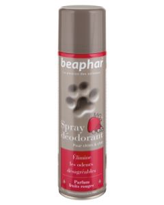 BEAPHAR SPRAY DEODORANT FRUITS ROUGES CHIEN 250ML