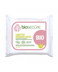 BIO SECURE LINGETTE DEMAQUILLANTE 25