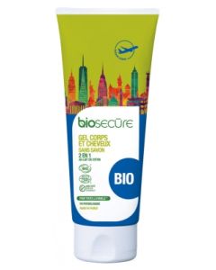 BIO SECURE GEL DOUCHE SS SAVON CORPS CHEVEUX 100ML