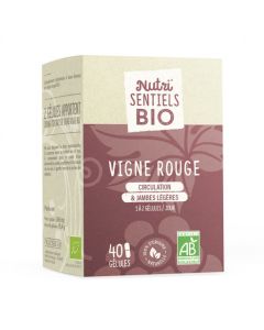 NUTRI SENTIEL VIGNE ROUGE BIO GELULE 40