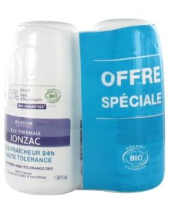 JONZAC BIO DEODORANT SOIN HYPO 24H ROLL ON 50ML X2