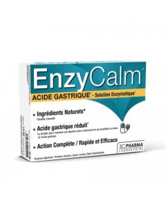 LES 3C PHARMA ENZYCALM ACIDE GASTRIQUE GELULE 30