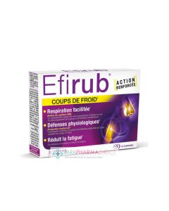 LES 3C PHARMA EFIRUB COUPS DE FROID COMPRIME 30