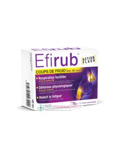 LES 3C PHARMA EFIRUB COUPS DE FROID UNICADOSE 15