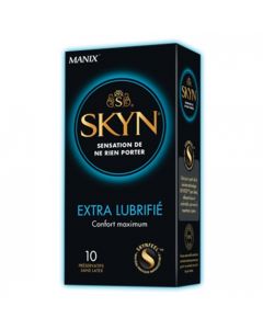 MANIX SKYN EXTRA LUBRIFIE PRESERVATIF 10