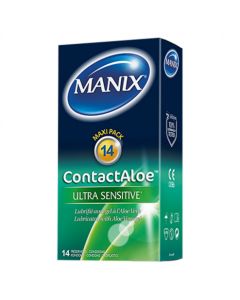 MANIX CONTACT ALOE ULTRA SENSITIVE PRESERVATIF 14