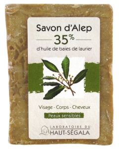 HAUT SEGALA SAVON ALEP 35% PAIN 200G