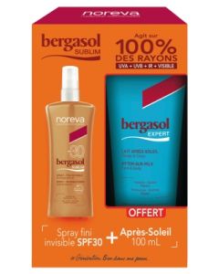 BERGASOL SUBLIM LAIT SPF30 SPRAY 125ML + AP SOLEIL