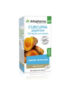 ARKOGELULES CURCUMA PIPERINE BIO GELULE  40