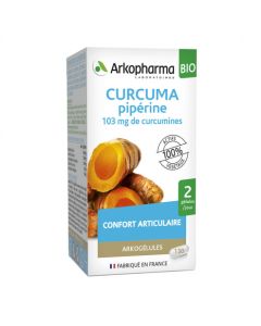 ARKOGELULES CURCUMA PIPERINE BIO GELULE 130