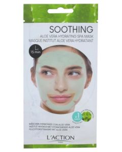 L'ACTION MASQUE VISAGE ALOE VERA HYDRATANT DOSE X2