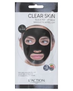 L'ACTION MASQUE NOIR PEEL OFF UNIDOSE X3